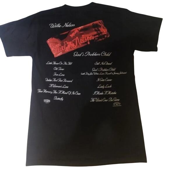 Willie Nelson God’s Problem Child, Size Large - Picture 2 of 5